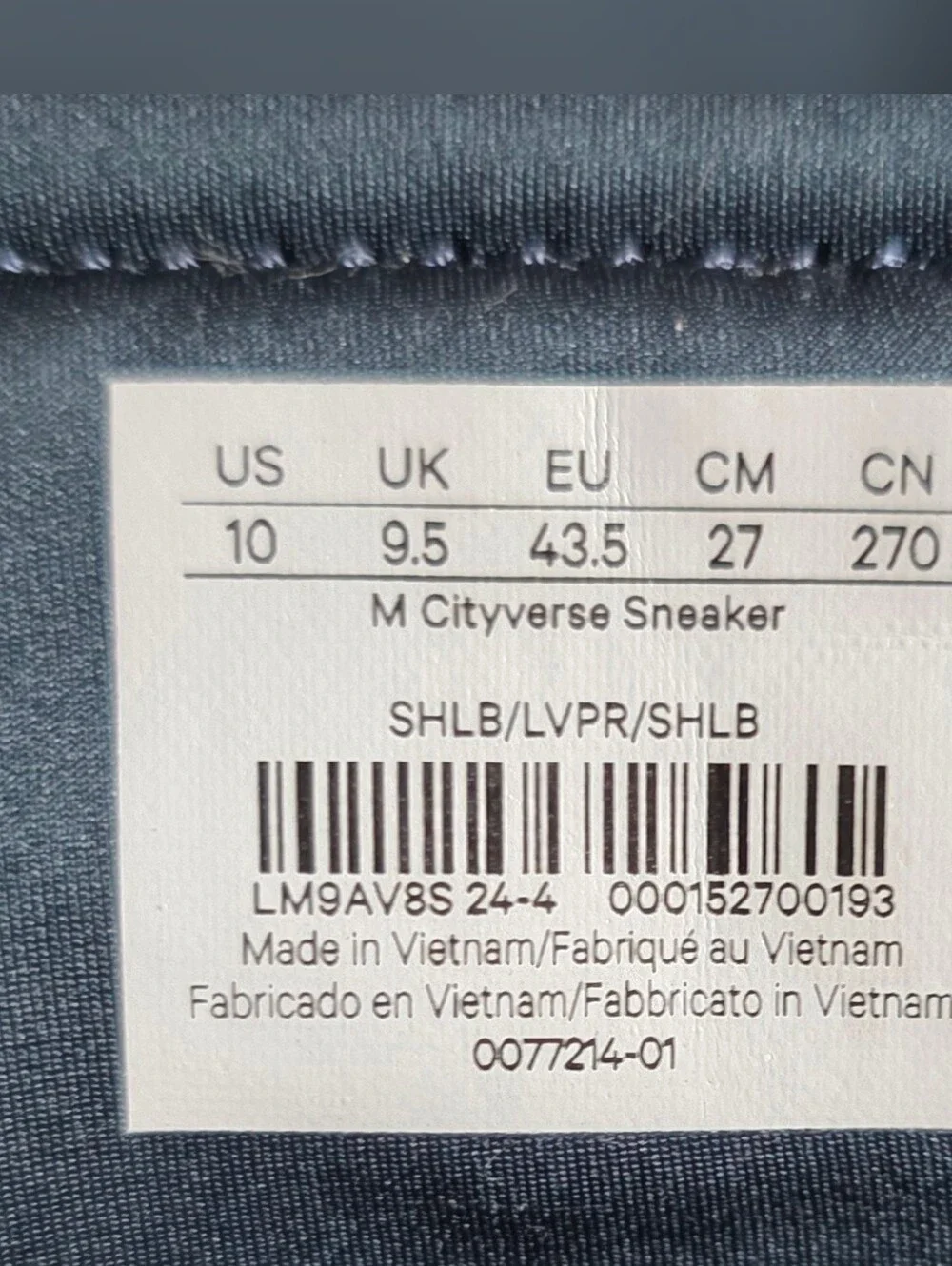 Lululemon Cityverse Navy Blue Size 10 Men